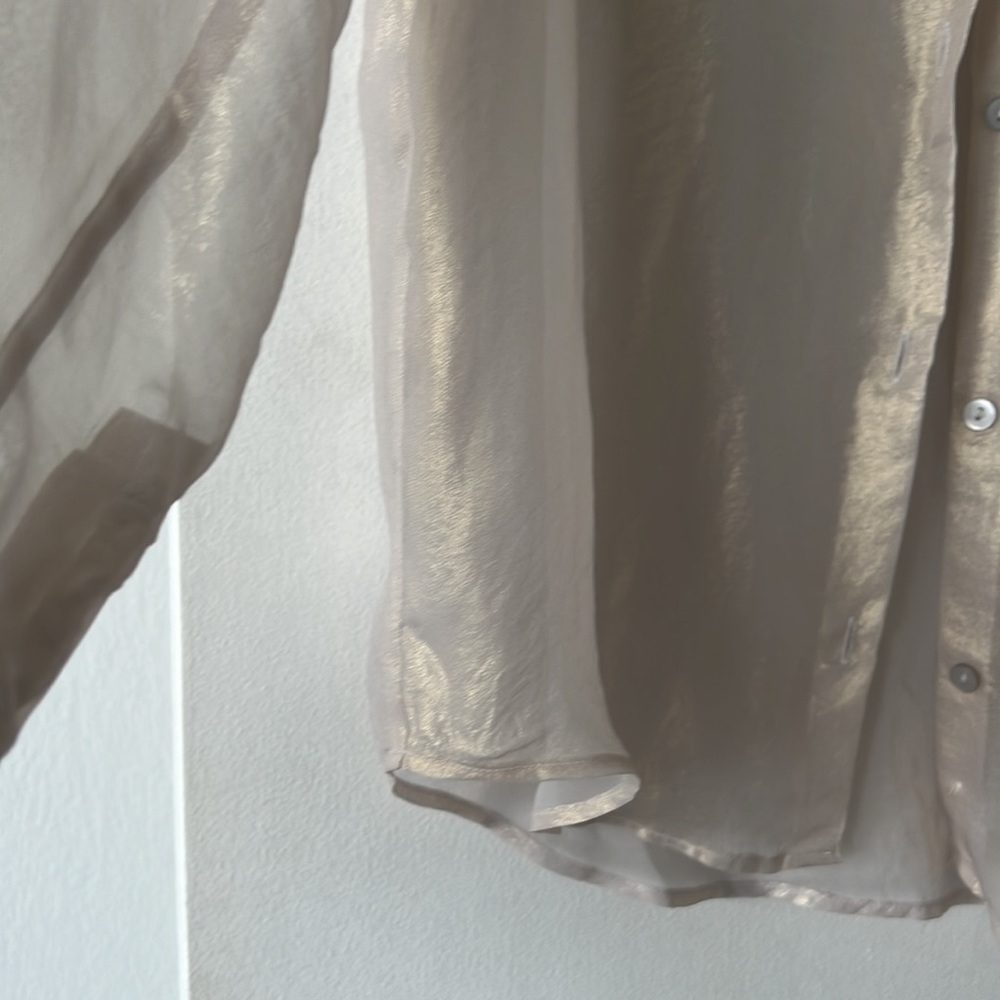 Kooples Gold Shimmer Shirt - image 2